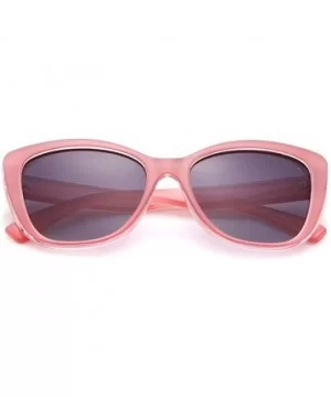 Jackie O Cat Eye Sunglasses Oversized Vintage Polarized Sunglasses for Women - Pink - CY18YYW460G $12.03 Cat Eye