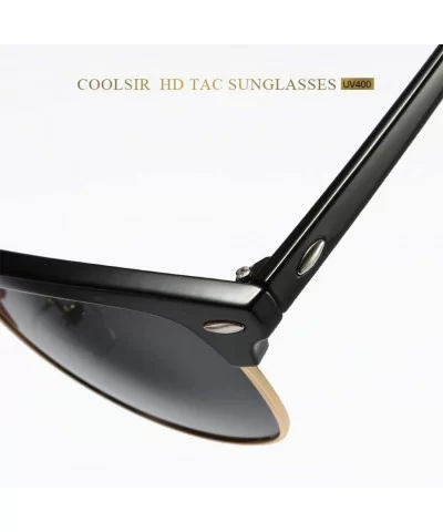 Sunglasses Polarized Antiglare Anti ultraviolet Travelling - Blue - C118WOUCGGO $17.63 Square