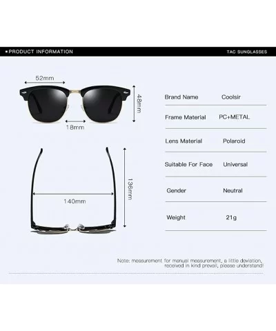 Sunglasses Polarized Antiglare Anti ultraviolet Travelling - Blue - C118WOUCGGO $17.63 Square