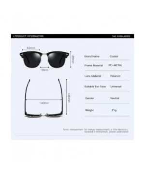 Sunglasses Polarized Antiglare Anti ultraviolet Travelling - Blue - C118WOUCGGO $17.63 Square