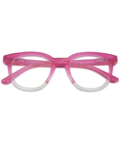 Semi Oversized Reading Readers Strength - Acrylic Pink - C7196MUM029 $10.22 Oval