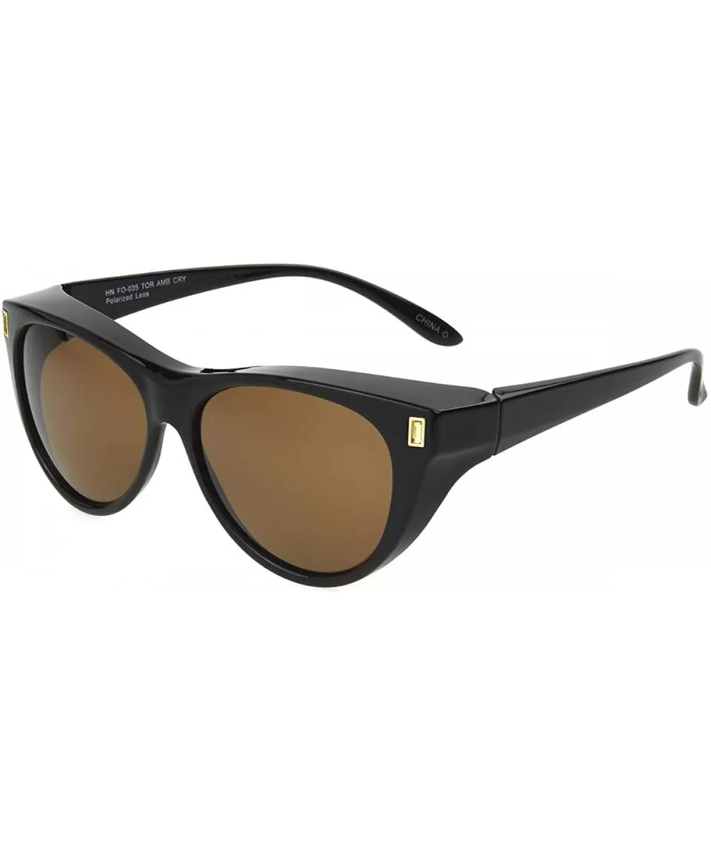 Women's Haven-kitten Cat-Eye Fits Over Sunglasses - Tortoise - CT196EEOCTQ $24.63 Cat Eye