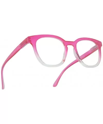 Semi Oversized Reading Readers Strength - Acrylic Pink - C7196MUM029 $10.22 Oval