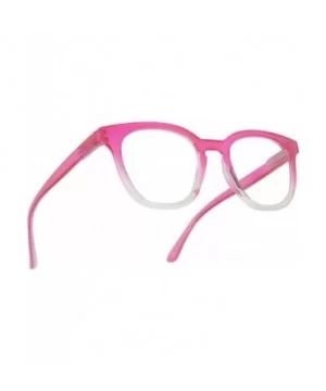 Semi Oversized Reading Readers Strength - Acrylic Pink - C7196MUM029 $10.22 Oval