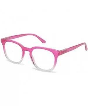 Semi Oversized Reading Readers Strength - Acrylic Pink - C7196MUM029 $10.22 Oval