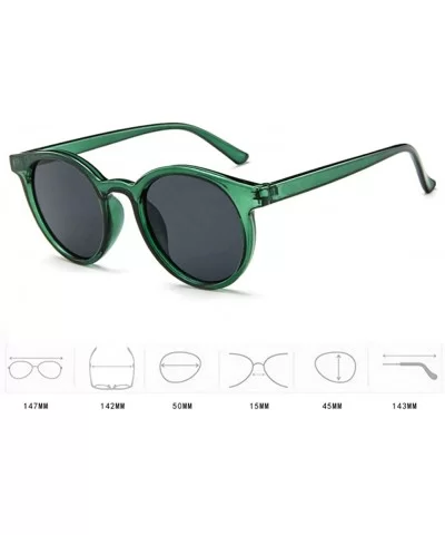 MOD-Style Cat Eye Round Frame Sunglasses A Variety of Color Design - S08 - CJ189OM2WAI $11.96 Square