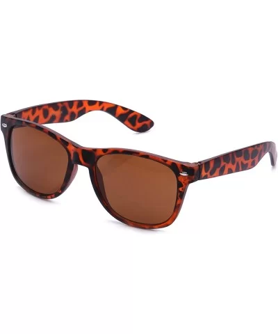 Classic Polarized Anti Glare Protection Sunglasses - Tortoise/Brown - CJ17Z2UK9L4 $5.23 Wayfarer