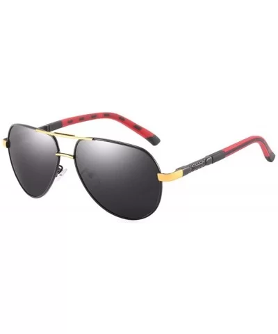 Male Polarizer Sunglasses Male Driver Polarizer Outdoor Fishing Glasses - A - C318QO3XE0Q $33.58 Aviator