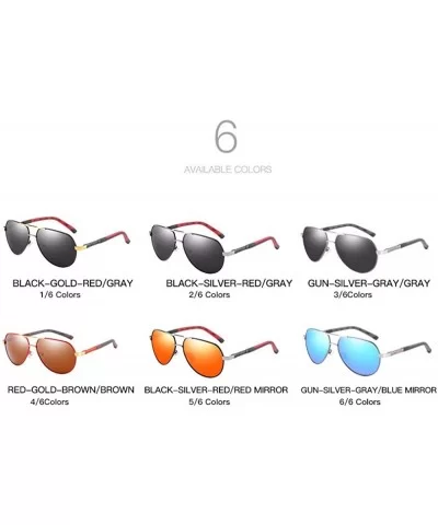 Male Polarizer Sunglasses Male Driver Polarizer Outdoor Fishing Glasses - A - C318QO3XE0Q $33.58 Aviator