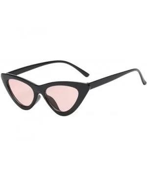 Unisex Vintage Eye Sunglasses Retro Eyewear Fashion Radiation Protection Sun Glasses - C - CN196IKYEHN $6.83 Rimless