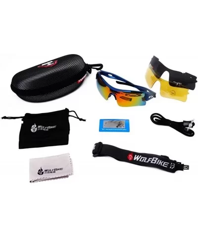 Polarized Cycling Sunglasses Goggles Exchangeable - CC1219FINQ9 $14.49 Goggle