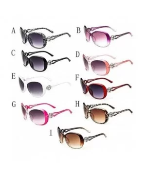 Vintage Sunglasses UV400 New Fashion Unisex Stylish Glasses Shades Eyewear - Purple - CD196Z02OSL $6.10 Oval