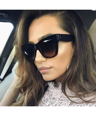 Designer Square Women Sunglasses Vintage Sun Glasses For Men Women Driving Sunglass - No 3 - C018W7EE48Z $16.15 Square