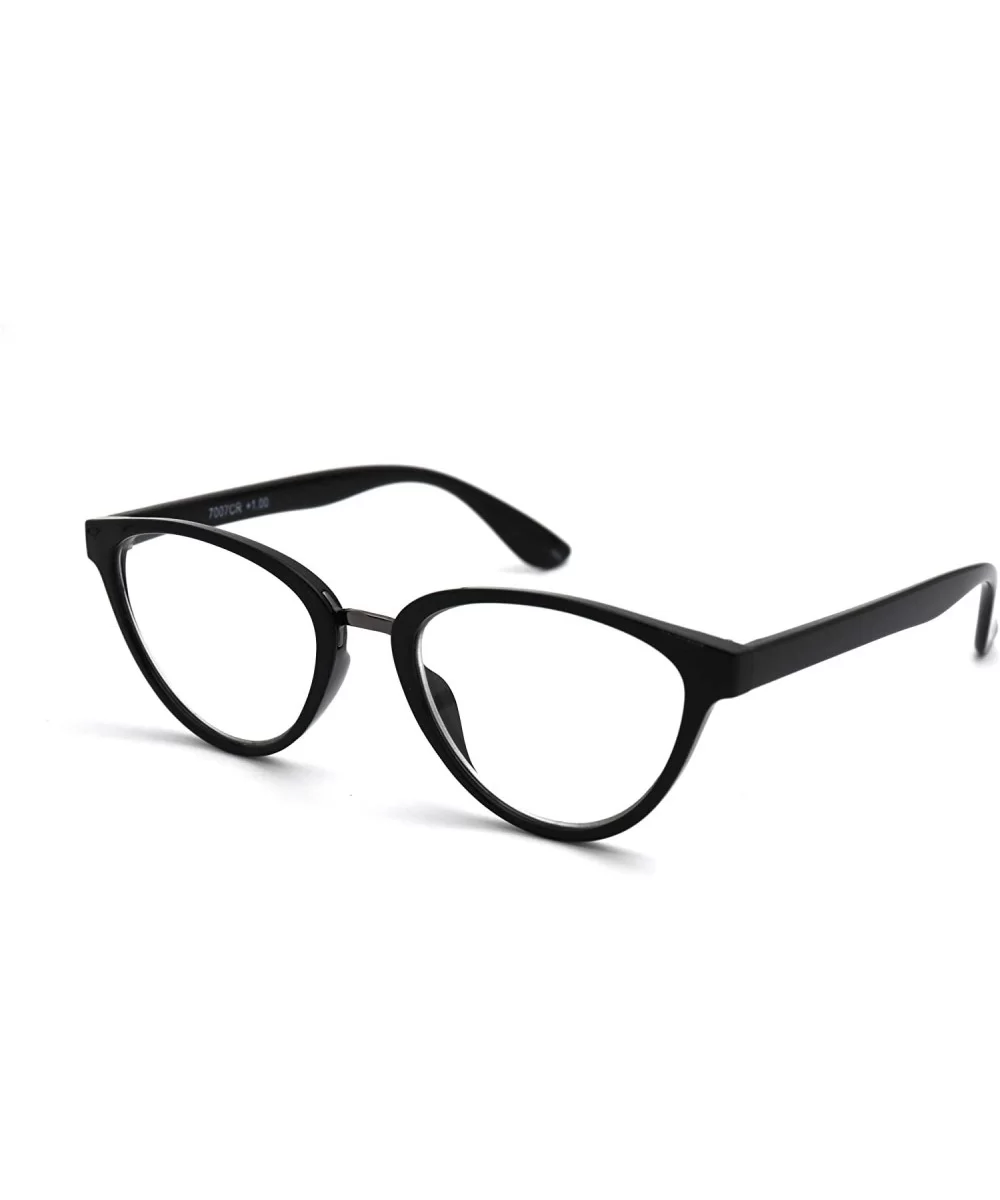 basic computer lenses reader Reading Glasses many sizes - B1 Medium Size Shiny Black / Computer Lens - C818SZOUH4N $14.73 Rec...