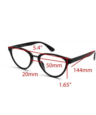 basic computer lenses reader Reading Glasses many sizes - B1 Medium Size Shiny Black / Computer Lens - C818SZOUH4N $14.73 Rec...