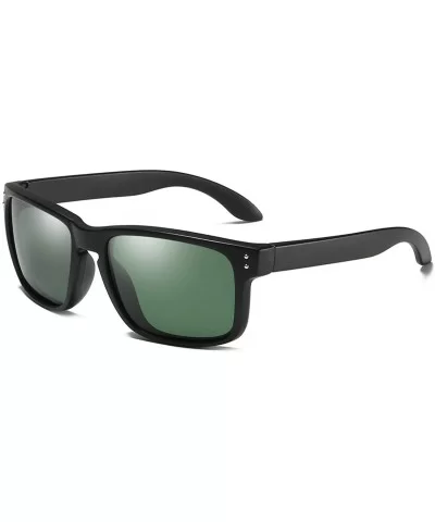 TAC Vintage Rectangular Polarized Sunglasses Driving For Men And Women - Green - C518MGIMEDU $5.80 Rectangular