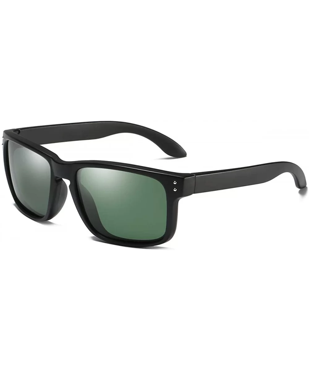 TAC Vintage Rectangular Polarized Sunglasses Driving For Men And Women - Green - C518MGIMEDU $5.80 Rectangular