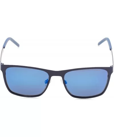 Men's Pld2046/S Rectangular Sunglasses - Matt Blue - CT17YHUYAQY $40.16 Rectangular