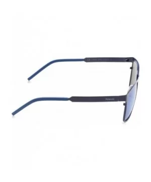 Men's Pld2046/S Rectangular Sunglasses - Matt Blue - CT17YHUYAQY $40.16 Rectangular