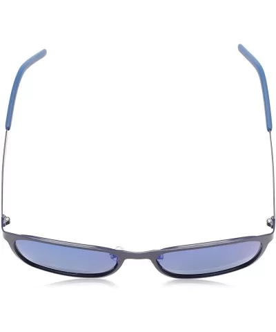 Men's Pld2046/S Rectangular Sunglasses - Matt Blue - CT17YHUYAQY $40.16 Rectangular