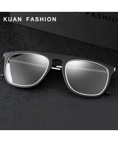 Sports sunglasses - square round driving polarized sunglasses - driver driving - casual glasses - B - CK18RW9XHU7 $53.14 Aviator