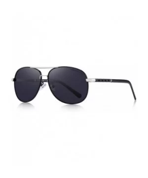 Classic Goggles Men's Polarized Sunglasses UV Protection eye glasses S8371 - Black - CA12FU713R3 $12.08 Aviator