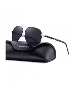 Classic Goggles Men's Polarized Sunglasses UV Protection eye glasses S8371 - Black - CA12FU713R3 $12.08 Aviator