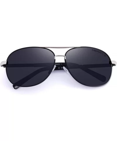 Classic Goggles Men's Polarized Sunglasses UV Protection eye glasses S8371 - Black - CA12FU713R3 $12.08 Aviator