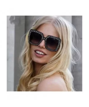 Oversized Sunglasses Protection Irregular - D - CS18SZXNR2D $7.40 Oversized