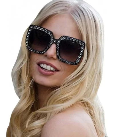 Oversized Sunglasses Protection Irregular - D - CS18SZXNR2D $7.40 Oversized