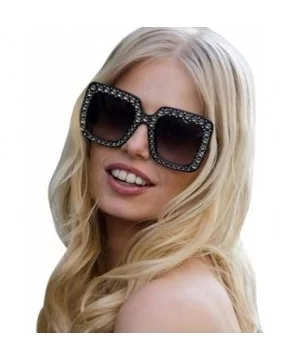 Oversized Sunglasses Protection Irregular - D - CS18SZXNR2D $7.40 Oversized