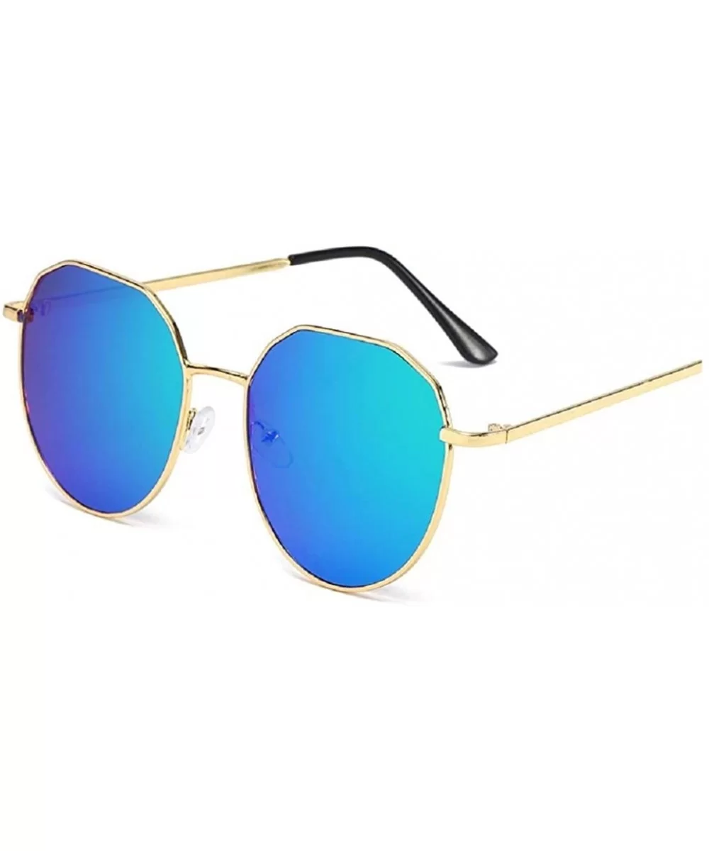 Round Lense Sunglasses Polarized Circle - CZ194IZL3IS $8.75 Round