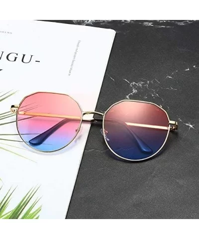 Round Lense Sunglasses Polarized Circle - CZ194IZL3IS $8.75 Round