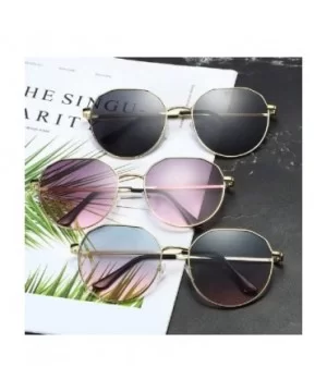 Round Lense Sunglasses Polarized Circle - CZ194IZL3IS $8.75 Round