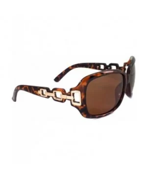 VINTAGE Retro Polarized Sexy Rectangular Designer Women Sunglasses - Tortoise - CY11LXP2PRT $8.63 Rectangular