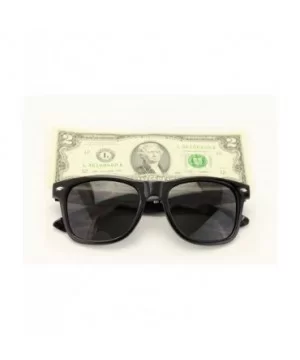 Large or Extra Large 80's Retro Vintage Classic Blue's Brother Gloss Black Sunglasses - Large - CJ1865K3650 $7.78 Wayfarer