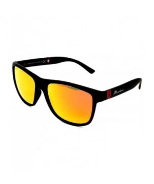 MS312 C (Matt Black - Shiny Red with Black polarised with Gold mirror effect lenses) - CC12EAAZWML $23.19 Rectangular