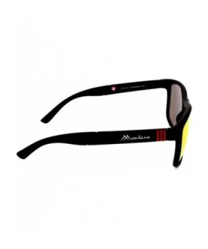 MS312 C (Matt Black - Shiny Red with Black polarised with Gold mirror effect lenses) - CC12EAAZWML $23.19 Rectangular