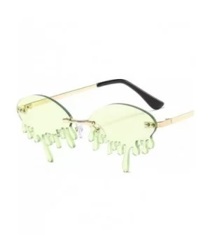 Rimless Funny Sun glasses Women Brand Design Net Red Stage Show Hundred Towers Tears Sunglasses UV400 - C5 - CT198U3KSTG $11....