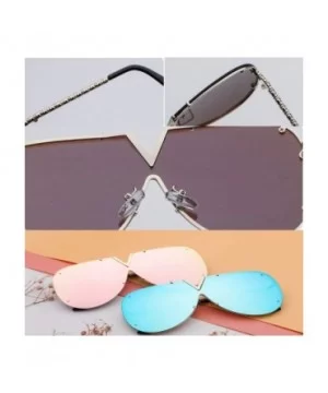 Luxury Sunglasses Men Women V-Shaped Trendy Driving Sunglasses UV400 Eyewear - C5-gold Frame Black Grey Lens - CQ18X68M5YO $1...