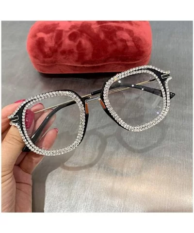 Round Vintage Sunglasses Rhinestone Decoration Sun Glasses for Women - Y-37 - CD198W5CXOS $11.44 Square