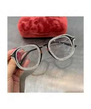 Round Vintage Sunglasses Rhinestone Decoration Sun Glasses for Women - Y-37 - CD198W5CXOS $11.44 Square