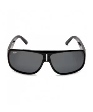 Men's BRIGHTON Polarized Sunglasses - Shiny Black Frame/Grey Lens - CI114AVYD81 $50.86 Sport