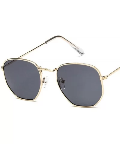 New Vintage Small Sunglasses Fashion Women Retro Round Metal Sun Glasses Men Brand Designer Eyeglasses UV400 - CW198ZX7XHH $2...