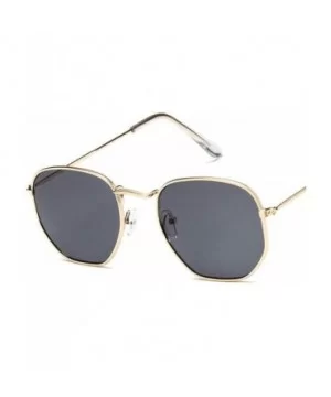 New Vintage Small Sunglasses Fashion Women Retro Round Metal Sun Glasses Men Brand Designer Eyeglasses UV400 - CW198ZX7XHH $2...