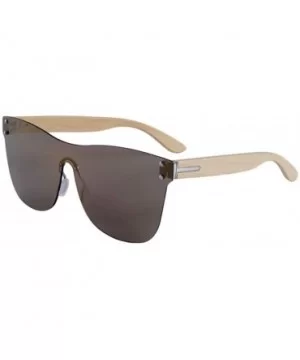 One Piece Sunglasses Protection Handmade - M3 Gold Mercury - C11997L2X8W $25.02 Cat Eye