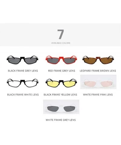 2019 Vintage Small Square Frame Best Selling Trend Sunglasses Women Brand C4 - C1 - C118YZX7RK7 $7.41 Square