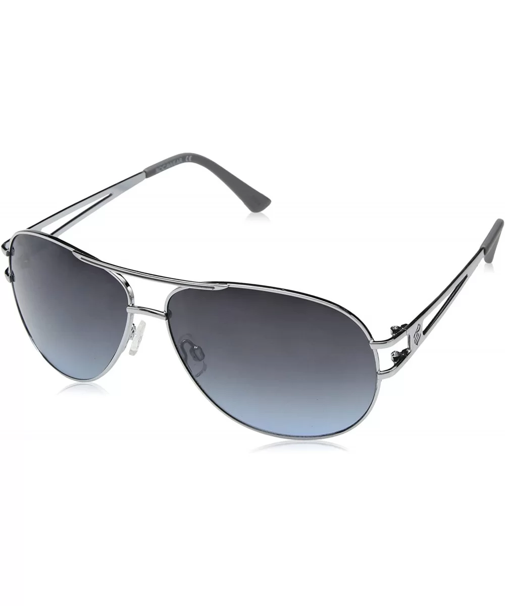 Men's R1395 Non Polarized Aviator Sunglasses- 64 mm - Silver Blue - CA129HH05C1 $45.92 Aviator