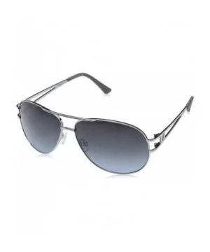 Men's R1395 Non Polarized Aviator Sunglasses- 64 mm - Silver Blue - CA129HH05C1 $45.92 Aviator