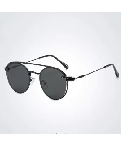 Polarized Sunglasses Glasses Driving - Black Black - CE1902WXUCH $10.55 Round